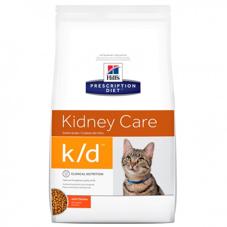 Alimento Hill's Prescription Diet k/d Cuidado del Riñon Para Gato 1.8kg