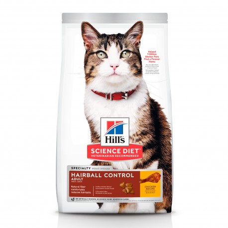 Alimento Hill's Science Diet Original Adulto Control Bolas de Pelo Para Gato 1.6kg