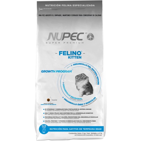 Alimento Nupec Kitten Para Gato 3kg