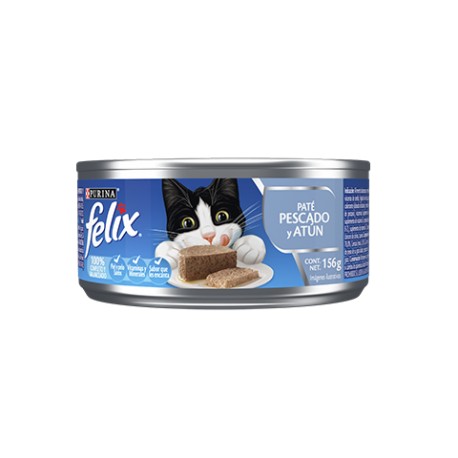 Alimento Felix Lata Paté Pescado y Atún 156g