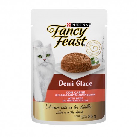 Alimento Fancy Feast Demi Glace De Res 85g