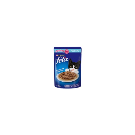 Alimento Felix Sobre Gatitos Pescado 85g