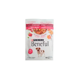 Alimento Beneful Cachorro Razas Minis Carne y Arroz 100g