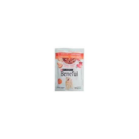 Alimento Beneful Adultos Pollo y Arroz 100g