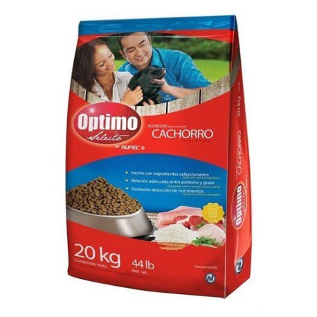 Alimento Optimo Cachorro Para Perro 20kg