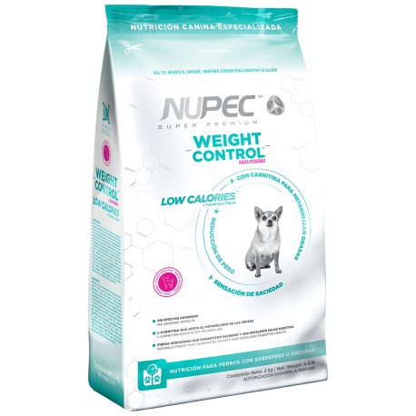 Alimento Nupec Weight Control Razas Pequeñas 2kg