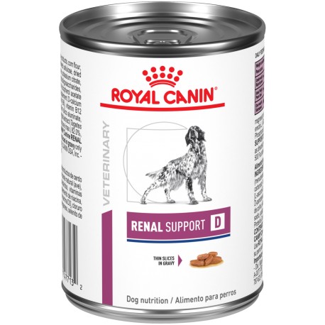 Alimento Royal Canin Soporte Renal D Para Perro Lata 385g