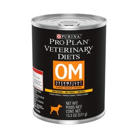 Alimento Pro Plan Veterinary Diets OM Control de Peso Para Perro Lata 377g