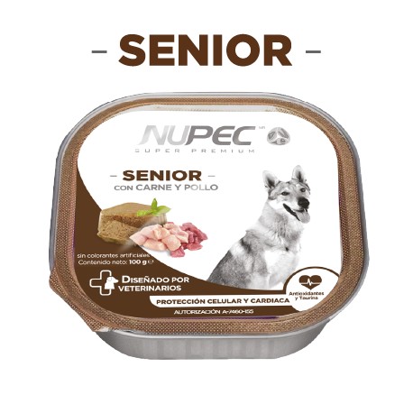 Alimento Nupec Senior Para Perro Lata 100g