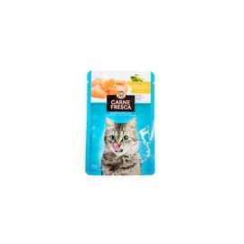 Alimento Carne Fresca Salmón y Atún Sobre Para Gato 85g