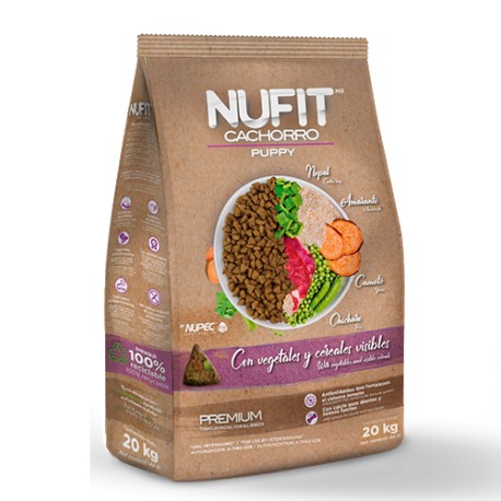 Alimento Nufit Premium Cachorro 20kg