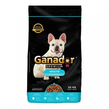 Alimento Ganador Premium Adulto Razas Pequeñas 20kg