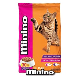 Alimento Minino Pollo y Pescado Para Gato 15kg