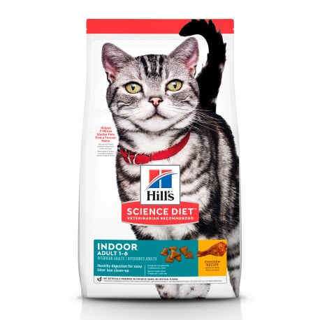 Alimento Hill's Science Diet Indoor Adulto Para Gato 1.6kg