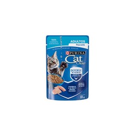 Alimento Cat Chow Para Gato Adulto Sabor Pescado Sobre 85g