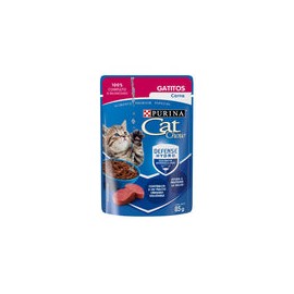 Alimento Cat Chow Para Gatito Sabor Carne Sobre 85g