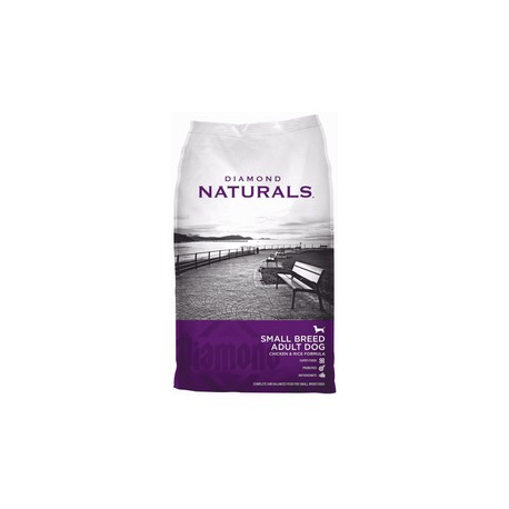 Alimento Diamond Naturals Pollo y Arroz Adulto Para Perro Razas Pequeñas 8.16kg