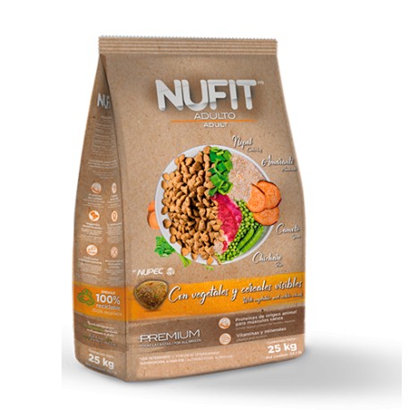 Alimento Nufit Premium Adulto 25kg