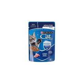 Alimento Cat Chow Para Gato Adulto Sabor Pollo Sobre 85g