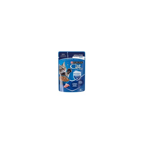 Alimento Cat Chow Para Gato Adulto Sabor Pollo Sobre 85g