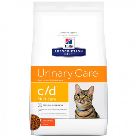 Alimento Hill's Prescription Diet c/d Cuidado Urinario Para Gato 1.8kg