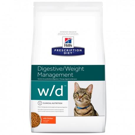 Alimento Hill's Prescription Diet w/d Multi-Beneficios Para Gato 3.9kg