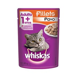 Alimento Whiskas Adulto Sobre Pavo 85g