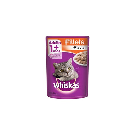 Alimento Whiskas Adulto Sobre Pavo 85g