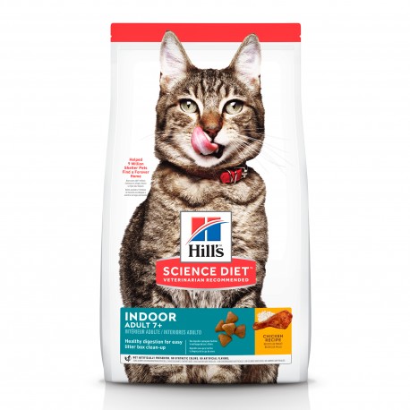 Alimento Hill's Science Diet Indoor Adulto 7+ Para Gato 3.2kg