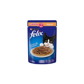 Alimento Felix Sobre Gatitos Pollo 85g