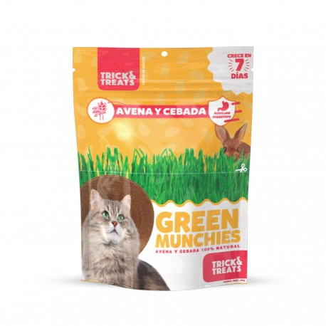 Pasto Trick & Treats Green Munchies Avena Y Cebada  50g