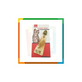 Juguete Bala Nunbell de Catnip Con Plumas Para Gato