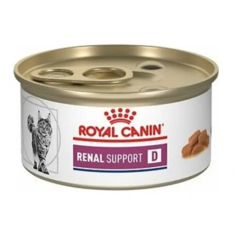 Alimento Royal Canin Soporte Renal D Para Gato Lata 85g