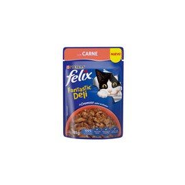 Alimento Fantastic Deli Carne Para Gato Sobre 85g