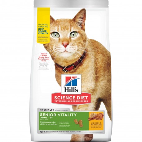 Alimento Hill's Science Diet Senior Vitality Para Gato 1.4kg