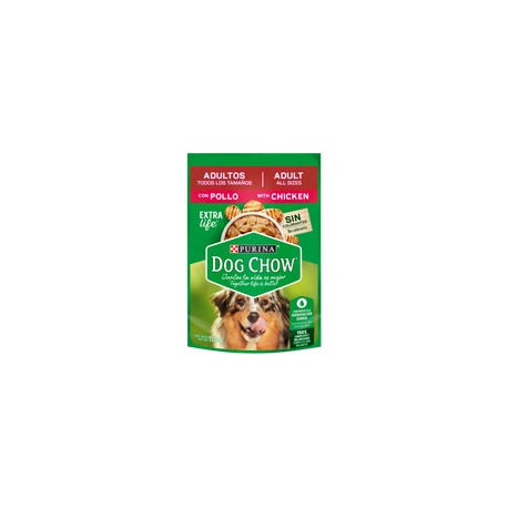 Alimento Dog Chow Para Perro Adulto Sabor Pollo Sobre 100g