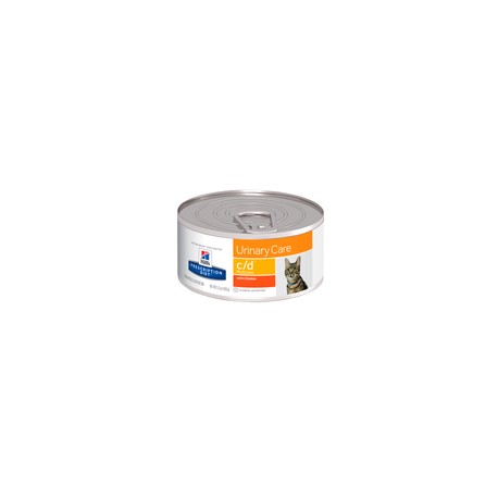 Alimento Hill's Prescription Diet c/d Cuidado Urinario Para Gato Lata 156g