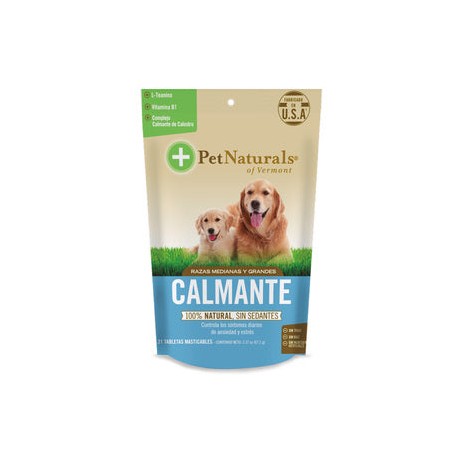 Calmante Natural Para Perro Razas Medianas y Grandes 67g