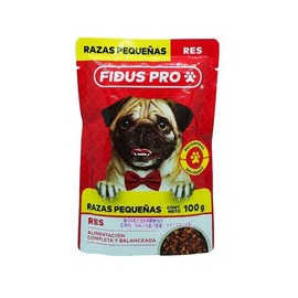 Sobre Fidus Pro De Res Para Perro Razas Pequeñas 100g