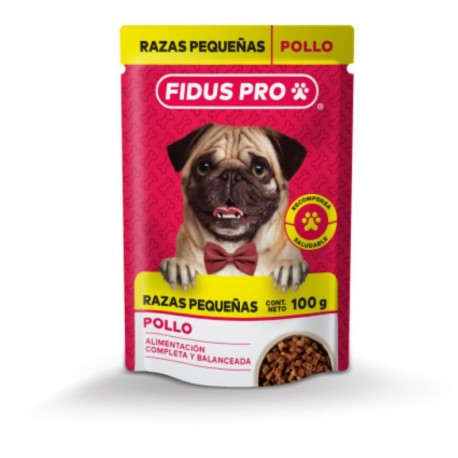 Sobre Fidus Pro De Pollo Para Perro Razas Pequeñas 100g