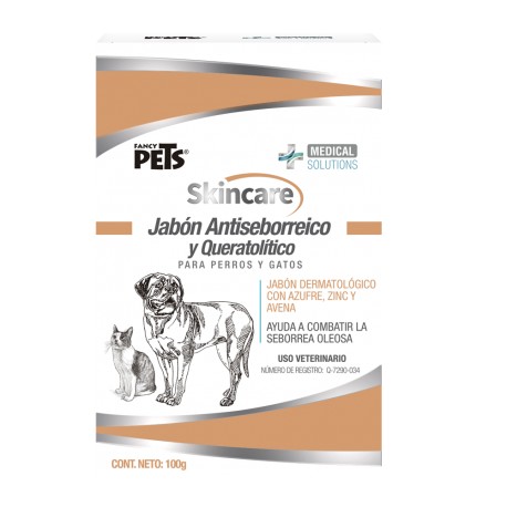 Jabón Fancy Pets Antiseborreico Para Perros y Gatos 100g