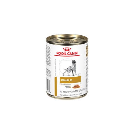 Alimento Royal Canin Urinary SO Moderate Calorie Para Perro Lata 355g