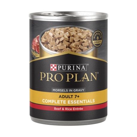 Alimento Pro Plan Para Perro Adulto 7+ Lata 368g