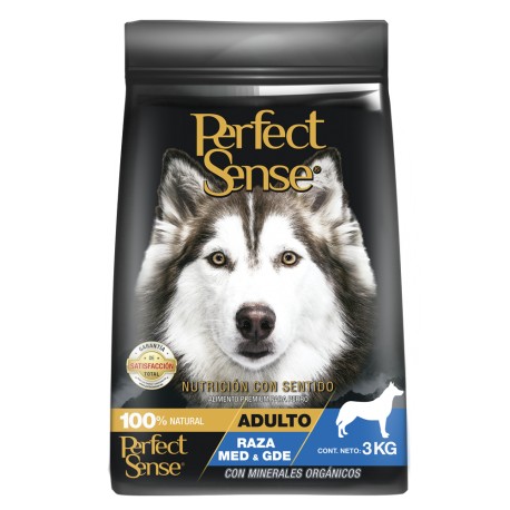 Alimento Perfect Sense Adulto Raza Mediana y Grande 3kg