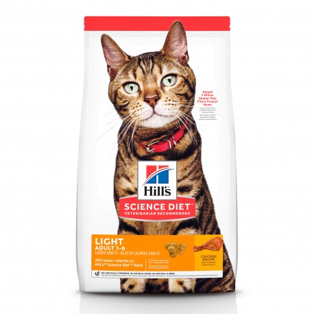 Alimento Hill's Science Diet Adulto Bajo en Calorías Para Gato 3.2kg