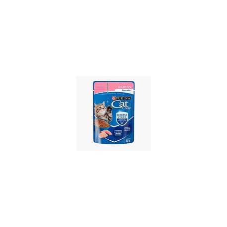 Alimento Cat Chow Para Gatito Sabor Pescado Sobre 85g