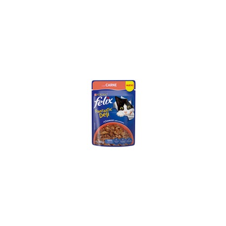 Alimento Fantastic Deli Carne Para Gato Sobre 85g