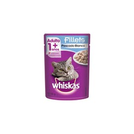 Alimento Whiskas Adulto Sobre Filetes Pescado 85g