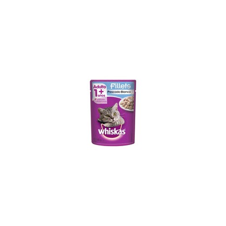 Alimento Whiskas Adulto Sobre Filetes Pescado 85g